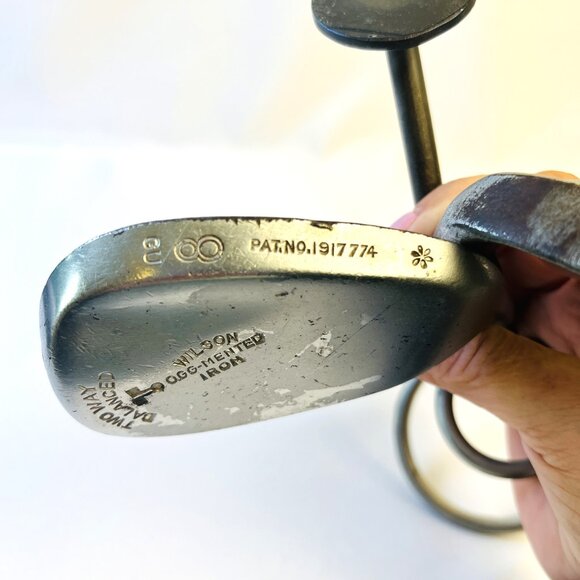 Dual Golf Club Head Novelty Wine Bottle Holder Unique Collectible One of a Kind - Picture 5 of 10